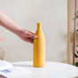 Bottle Shaped Ceramic Vase Yellow