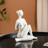 Spinal Twist Yoga Pose Showpiece