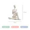 Spinal Twist Yoga Pose Showpiece