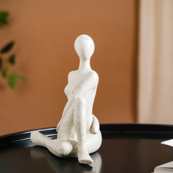 Spinal Twist Yoga Pose Showpiece