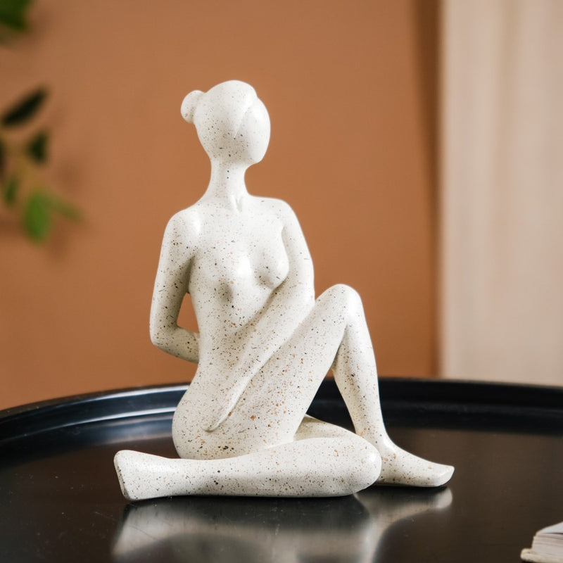 Yoga Woman Sculpture Showpieces Set Of 3