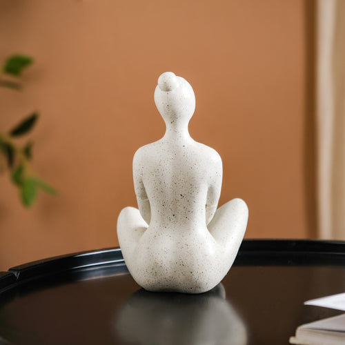 Yoga Woman Sculpture Showpieces Set Of 3