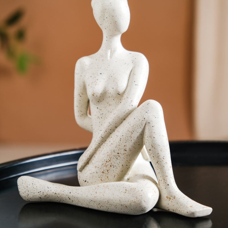 Yoga Woman Sculpture Showpieces Set Of 3