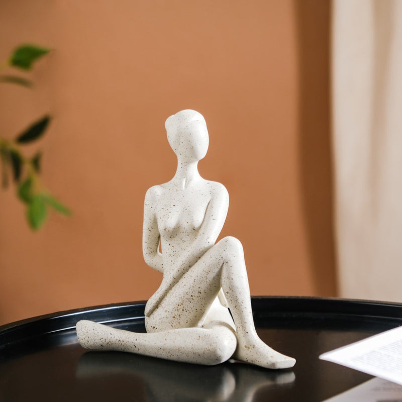 Yoga Woman Sculpture Showpieces Set Of 3