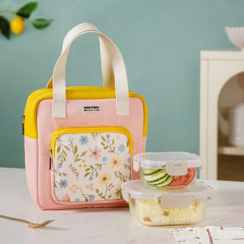 FloraPack Insulated Lunch Bag For Women