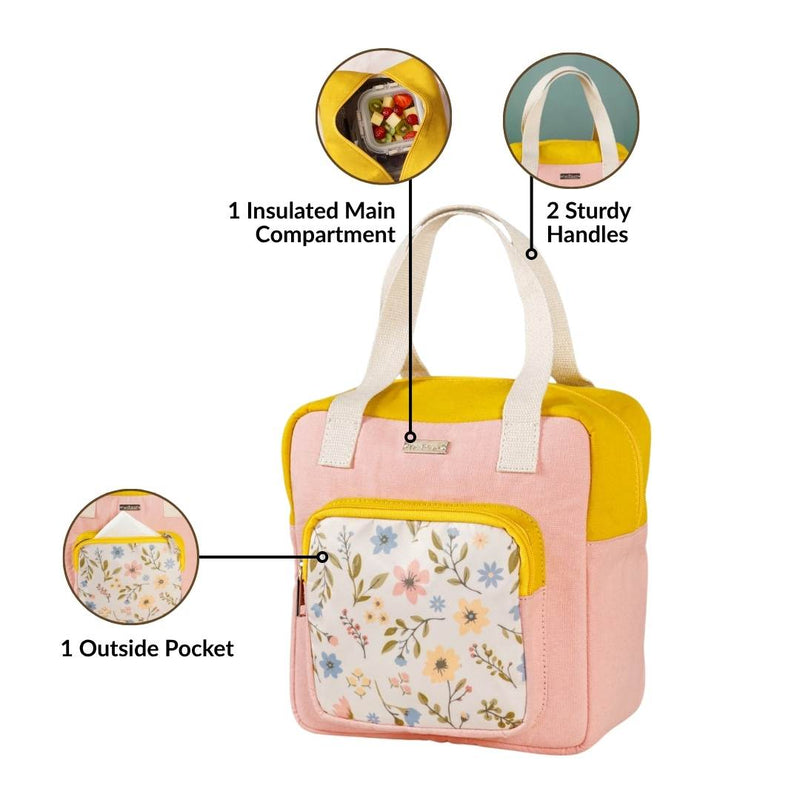 FloraPack Insulated Lunch Bag For Women