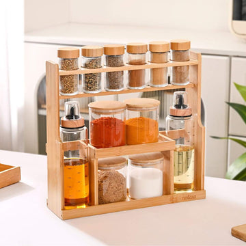 Spice Jar With Stand Set Of 13 95ml 300ml 500ml