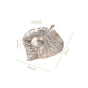 Zen Glow Aluminium Leaf Tealight And Agarbatti Holder Set Of 2