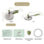 Zesta Induction Safe Triply Stainless Steel Pressure Cooker 3 Litre