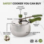 Zesta Induction Safe Triply Stainless Steel Pressure Cooker 3 Litre