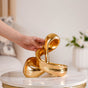 Abstract Twisted Decor Showpiece Gold- Metal showpiece, gold showpiece, abstract showpiece