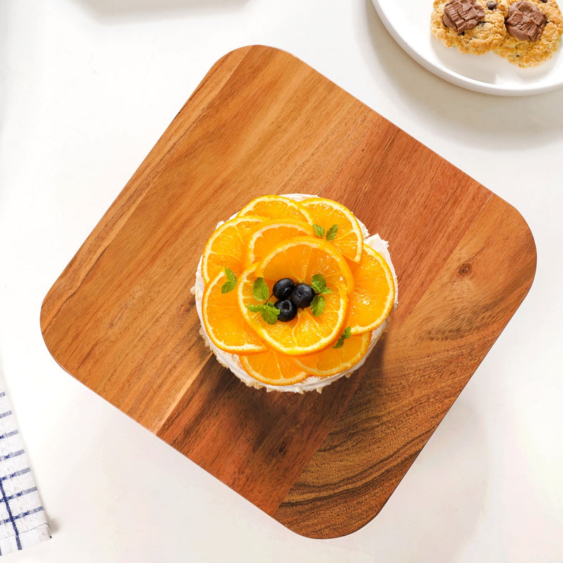 Acacia Wood Cake Stand