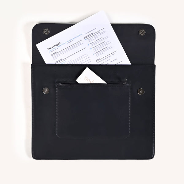 Professional Folder With Two Zipper Pockets