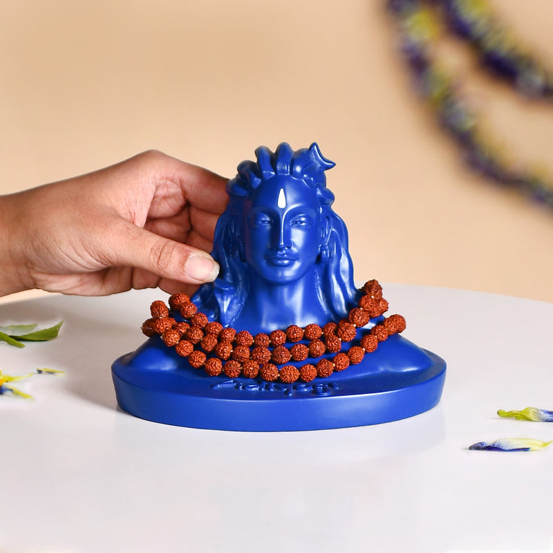 Adiyogi Idol Decor Blue