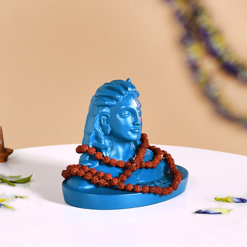 Adiyogi Idol Decor Blue