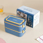 Airtight Multi Compartment Bento Lunch Box Teal 2000ml