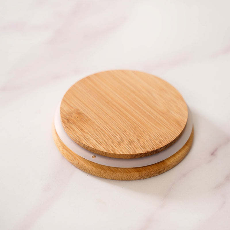 Ribbed Textured Storage Glass Jar Set Of 4 730ml