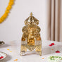 All Brass Prabhu Singhasan With Detachable Chatra