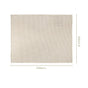 All Season Waffle Sofa Throw Blanket Beige White 220x200cm