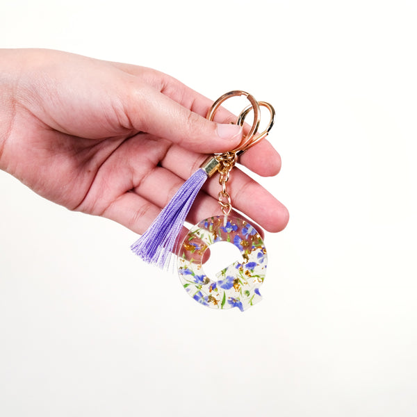 Blossom And Bloom Letter Q Cute Keychain