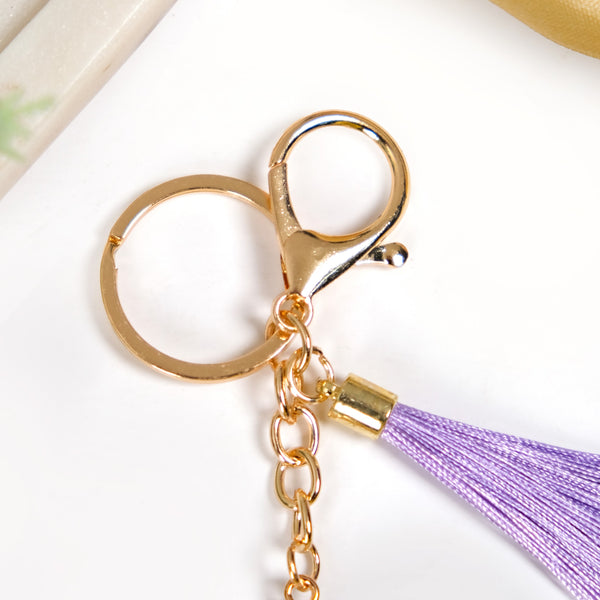 Lush Botanic Beauty X Resin Keyring With Tassel