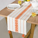 Amber Weave Cotton Runner With Tassels 180x33cm