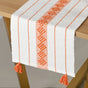Amber Weave Cotton Runner With Tassels 180x33cm