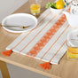 Amber Weave Cotton Runner With Tassels 180x33cm