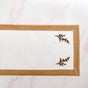 Midori Rustic Charm Cotton Table Runner In Brown 180x36cm
