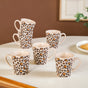 Animal Print Coffee Mug Set Of 6 220ml