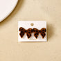 Animal Printed Bow Studs