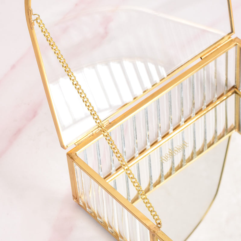 Flip Lid Arched Jewellery Box