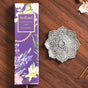 Mandala Incense Holder With Lavender Incense Sticks