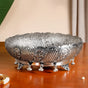 Antique Silver Brass Urli Bowl For Pooja Temple Decoration
