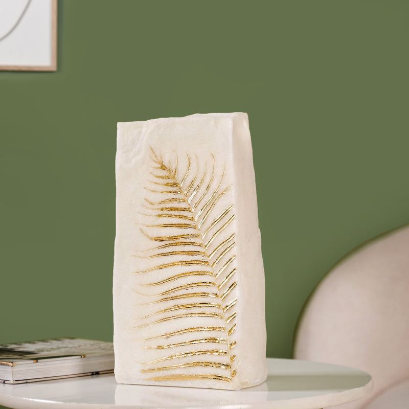 Areca Palm Leaf Resin Flower Vase