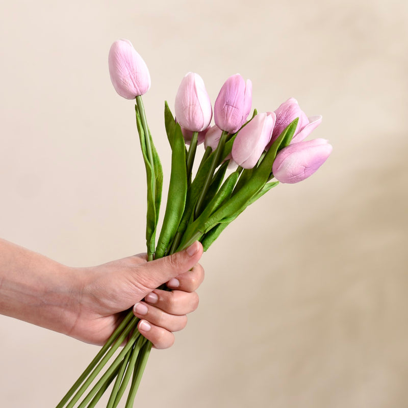 Tulip Flower Purple Set Of 9