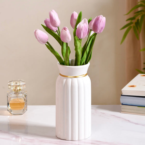 Tulip Flower Purple Set Of 9
