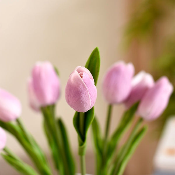 Tulip Flower Purple Set Of 9
