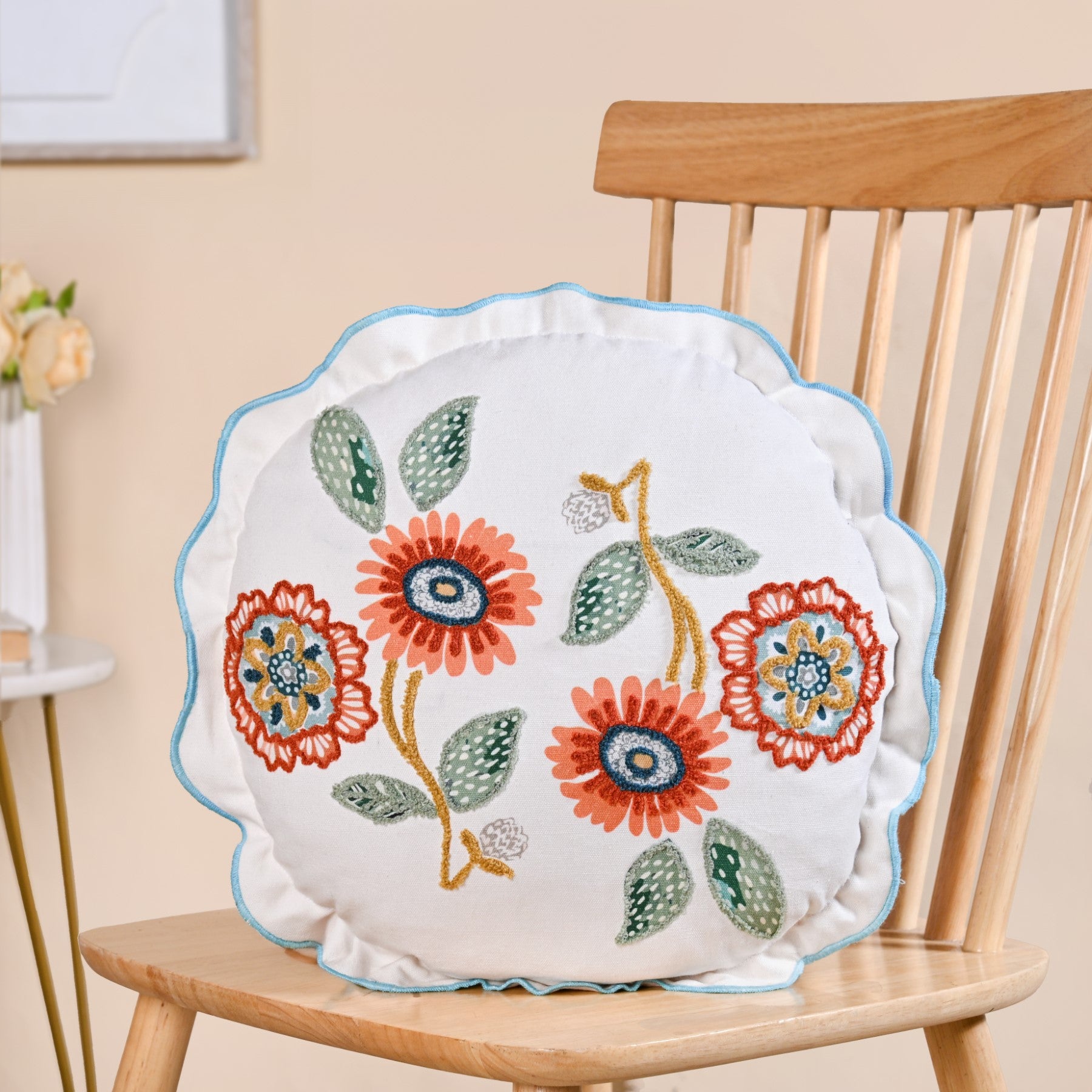 Bloom Era Artisanal Highlight Cotton Cushion Cover 46cm