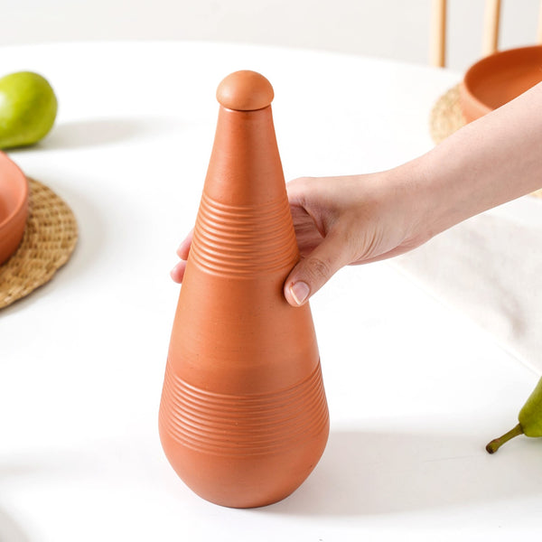 Terracotta Taper Water Bottle 800ml