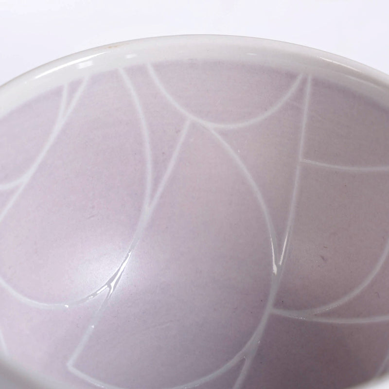 Ascentia Modern Art Deco Light Mauve Small Bowl Set Of 4 325ml