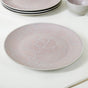 Ascentia Modern Art Deco Light Mauve Dinner Plate Set Of 4 10 Inch