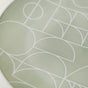 Ascentia Geometric Pattern Dinner Plate Set Of 4 Mint 10 Inch