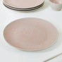 Ascentia Pastel Pink Art Deco Style Dinner Plate Set Of 4 10 Inch