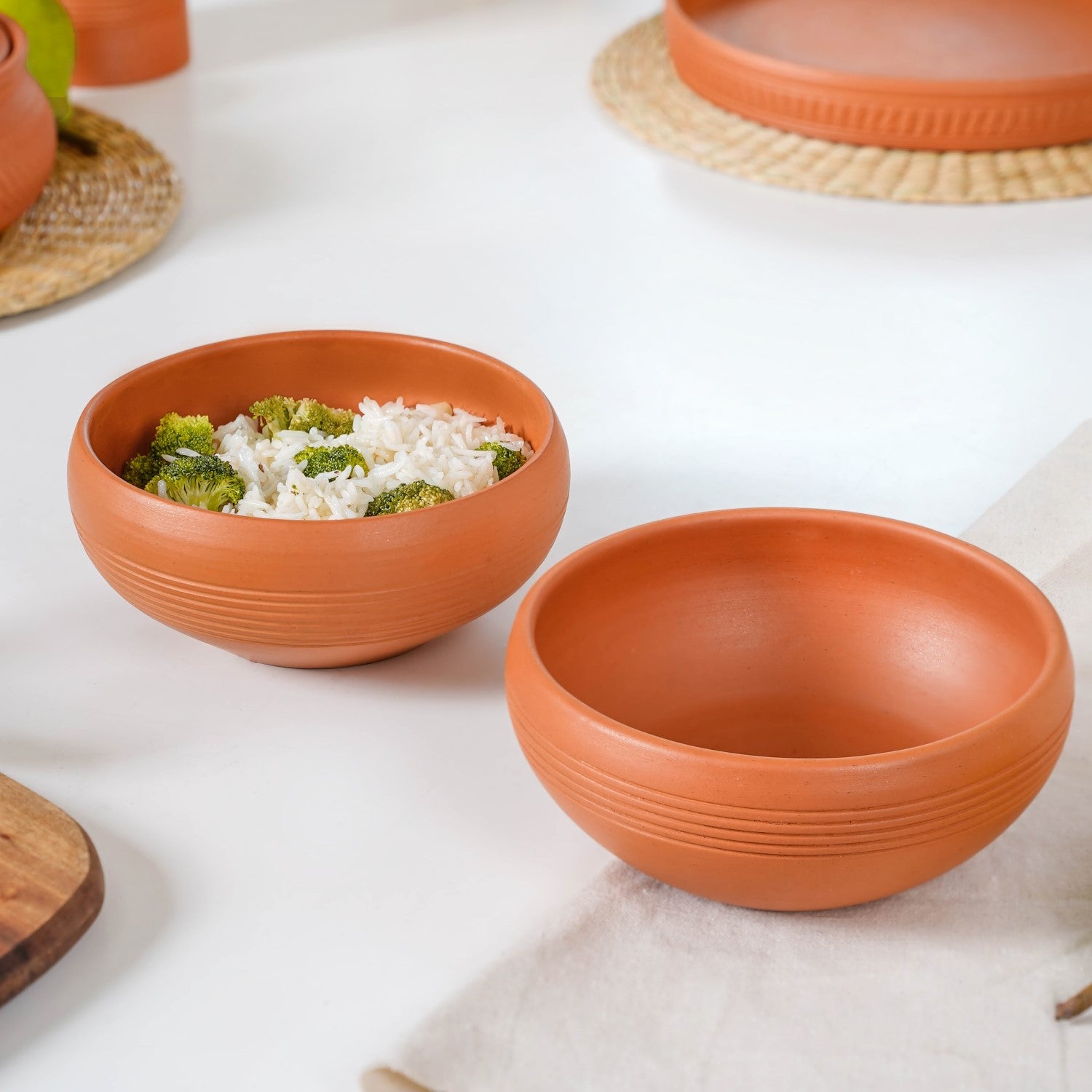 Clay serving bowls best sale