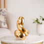 Abstract Twisted Decor Showpiece Gold- Metal showpiece, gold showpiece, abstract showpiece