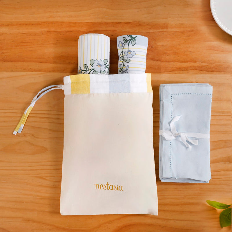 Azzurro Classic Table Place Mat, Runner and Napkin Set