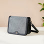 Go-To Shoulder Bag For Women Black Houndstooth