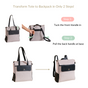 Multipurpose 2-Way Backpack And Handbag