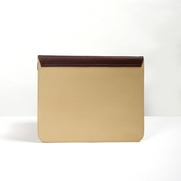 Stylish Sling Bag & File Bag Set Of 2 Beige